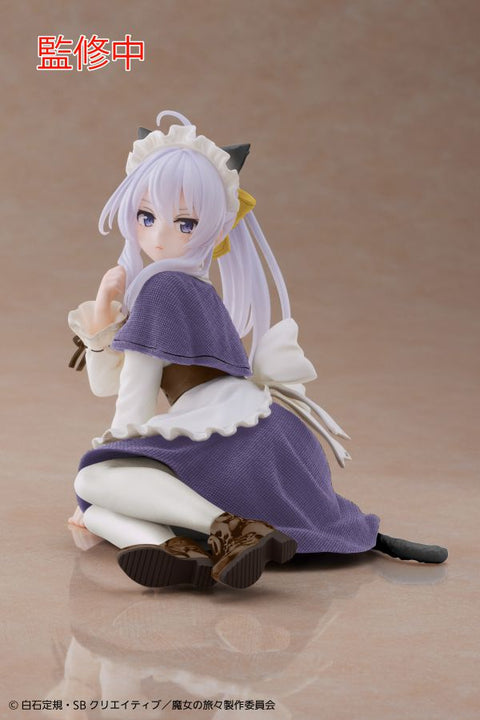 TAITO Wandering Witch: The Journey of Elaina Desktop Cute Figure - Elaina (Cat Maid Ver.) Renewal Edition Prize Figure [PREORDER]