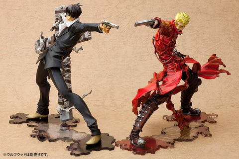 TRIGUN BADLANDS RUMBLE Kotobukiya ARTFX J VASH THE STAMPEDE RENEWAL PACKAGE VER.