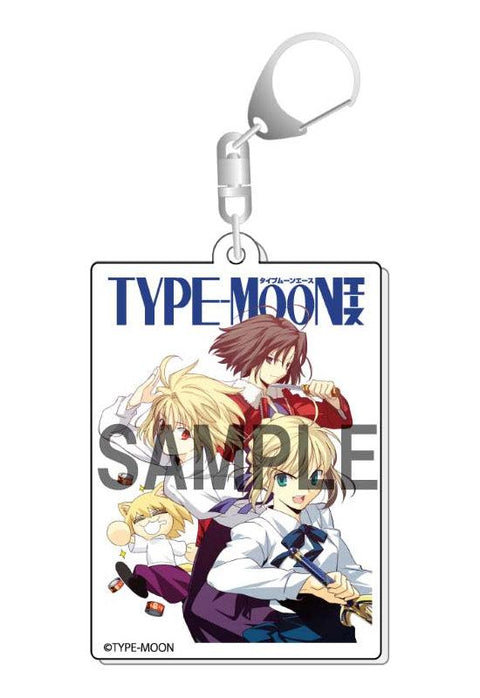 TYPE-MOON Ace KADOKAWA Cover Illustration Acrylic Key Chain Shiki & Arcueid & Saber