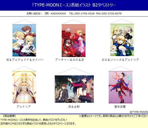 TYPE-MOON Ace KADOKAWA Cover Illustration B2 Tapestry Archer & Nero & Rin