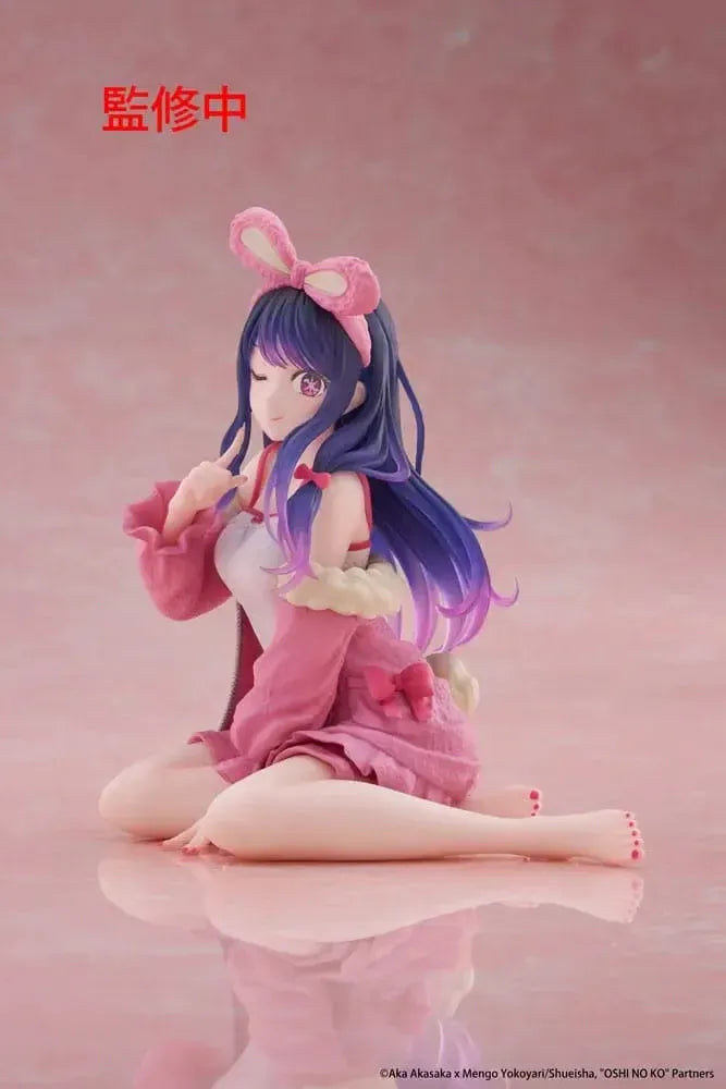 Taito Oshi no Ko Desktop Cute Ai Hoshino Rabbit Room Wear Ver. Figure