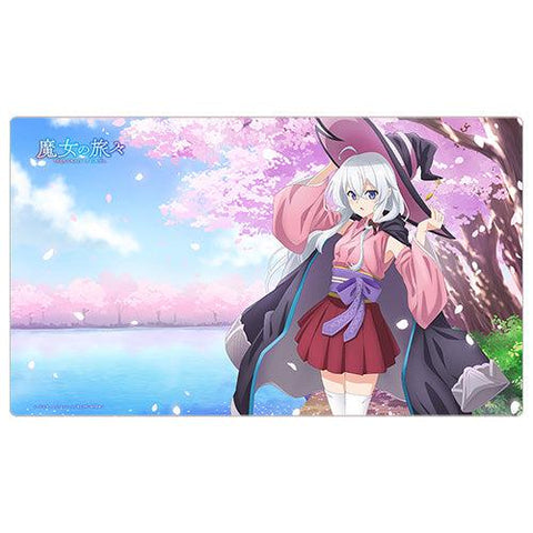 The Journey of Elaina Curtain Tamashii Original Illustration Rubber Mat Elaina / Cherry Blossoms