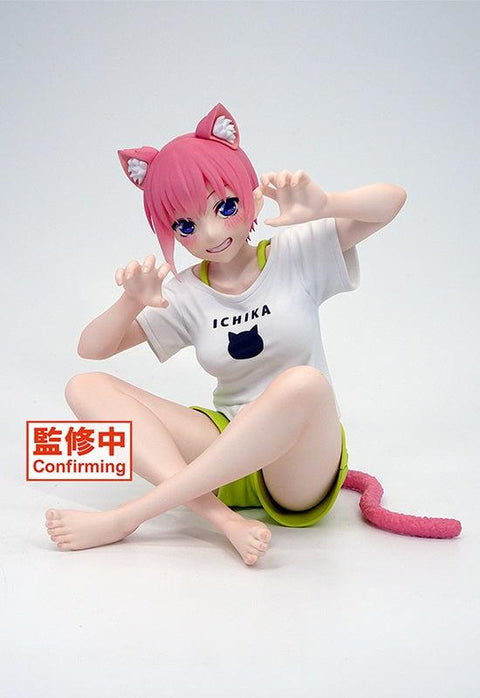 The Quintessential Quintuplets 2 TAITO Desktop Cute Figure Ichika Nakano Newley Written Cat Roomwear Ver.