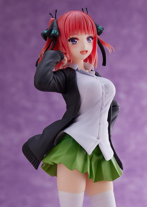 The Quintessential Quintuplets 2 Taito Coreful Figure Nino Nakano (School Uniform Ver.) Renewal Edition