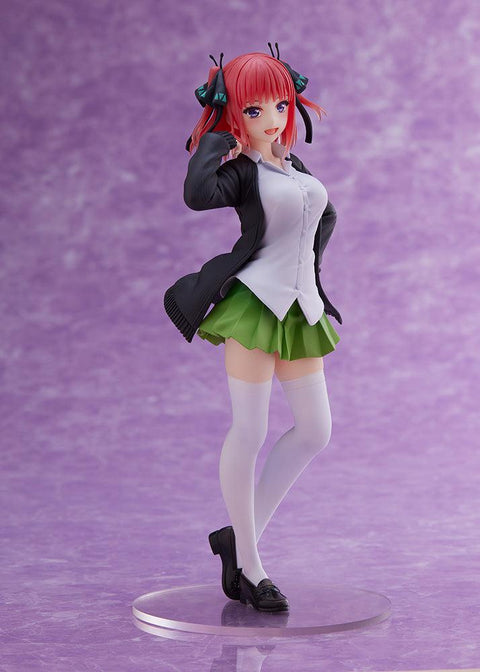 The Quintessential Quintuplets 2 Taito Coreful Figure Nino Nakano (School Uniform Ver.) Renewal Edition