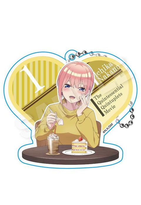 The Quintessential Quintuplets Movie Stella Notes Acrylic Key Chain Nakano Ichika Lunch Date Ver.