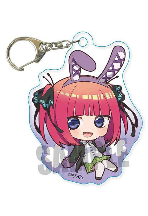 The Quintessential Quintuplets Specials Bell HousePukasshu Acrylic Key Chain Nakano Nakano Nino Usamimi Ver.