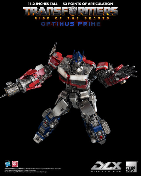 Transformers: Rise of the Beasts Threezero DLX Optimus Prime