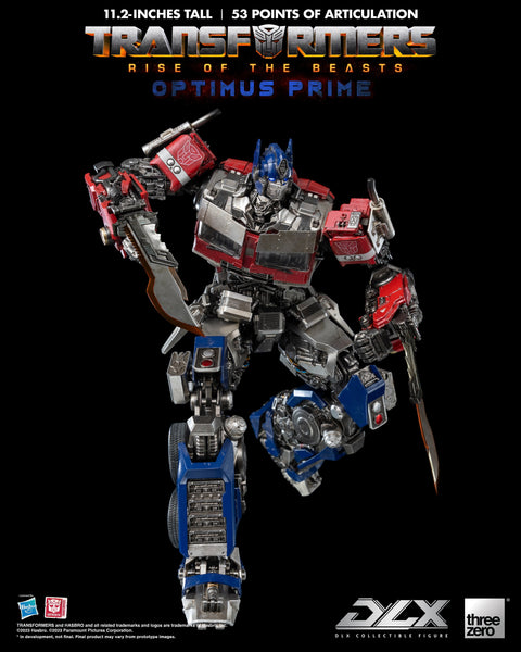 Transformers: Rise of the Beasts Threezero DLX Optimus Prime