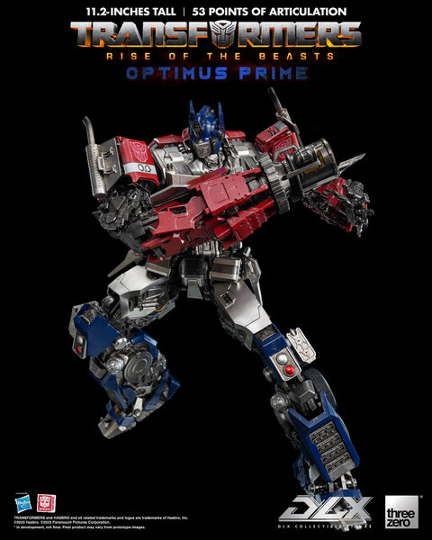 Transformers: Rise of the Beasts Threezero DLX Optimus Prime