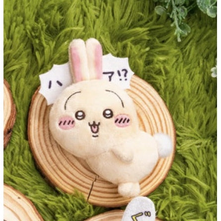 Chiikawa Usagi Darake Kuji E Prize Usagi Plush Badge – 1pc
