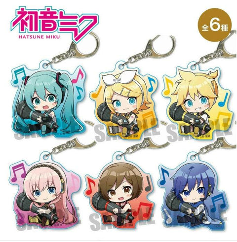 Vocaloid Character Miku Hatsune Bell House GyuGyutto Acrylic Key Chain KAITO