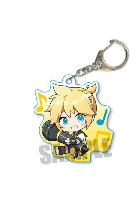 Vocaloid Character Miku Hatsune Bell House GyuGyutto Acrylic Key Chain Kagamine Len