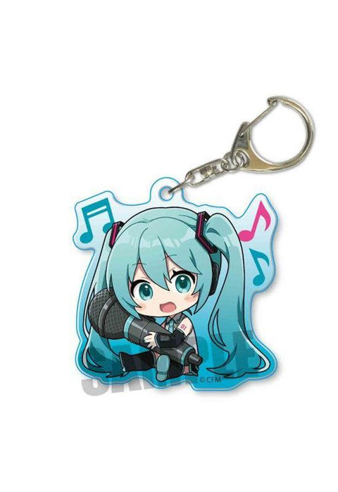 Vocaloid Character Miku Hatsune Bell House GyuGyutto Acrylic Key Chain Miku