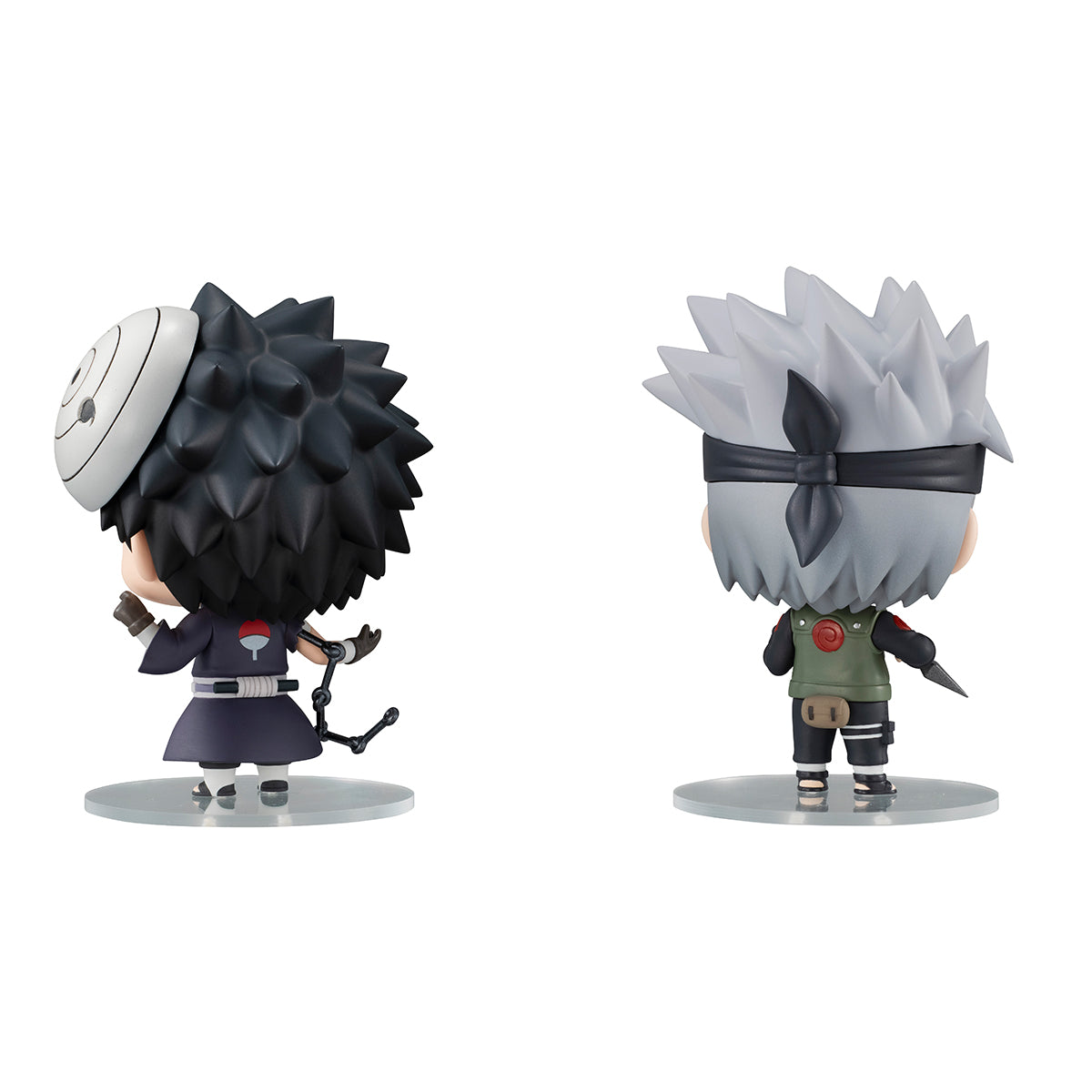 MegaHouse Naruto Shippuden – Kakashi Hatake & Obito Uchiha Chimi Mega Buddy! Ninja War Set Figure