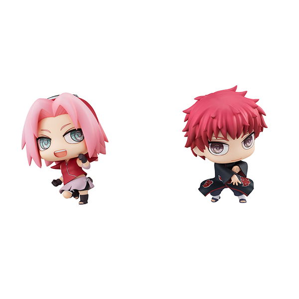 MegaHouse Naruto Shippuden – Sakura Haruno & Sasori Chimi-Mega Buddy! Figure Set