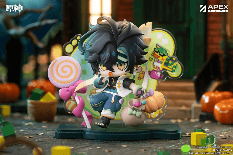 [GENSHIN IMPACT] Twilight Whimsy Series  Kinich Chibi Painted Figure w BONUS