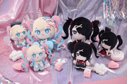 OMGkawaiiAngel & Ame-chan Plushie Set (All 6 Plushies)