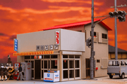 1/80 Scale Paper kit Town Corner Accessory Series Store 「Corner Store」