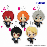FuRyu Ensemble Stars!! Knights Plush – Tsukasa Suou / Leo Tsukinaga / Izumi Sena / Ritsu Sakuma / Arashi Narukami