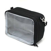 Coade Mini Plush Pouch L Size Black – Clear Window Ita Bag Plush Carrier