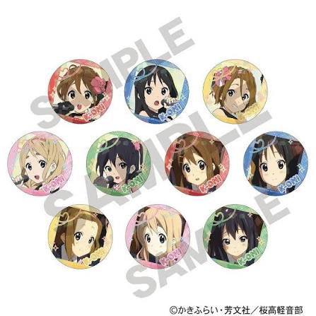 K-ON! Trading Hologram Can Badge (1 Random)