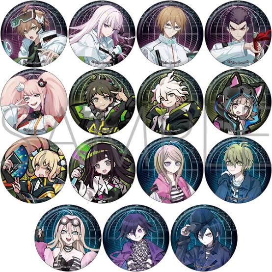 Danganronpa Trading Character Can Badge Collection (Random)
