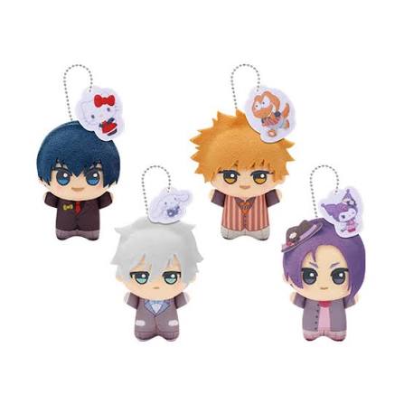 Banpresto Blue Lock × Sanrio Characters Chibigurumi Vol. 1 – Yoichi Isagi / Rensuke Kunigami / Seishiro Nagi / Reo Mikage