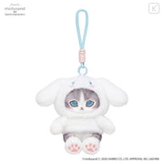 Japan Mofusand × Sanrio Squishy Potefuwa Mascot Holder - Cinnamoroll