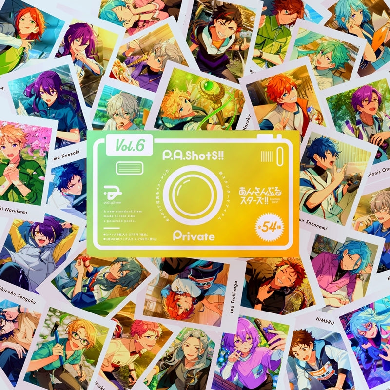 Ensemble Stars!! – Bright me up!! P.A.shots!! Vol. 6 Private Trading Cards (pattythree) – 1 Random Pack (3 Cards)