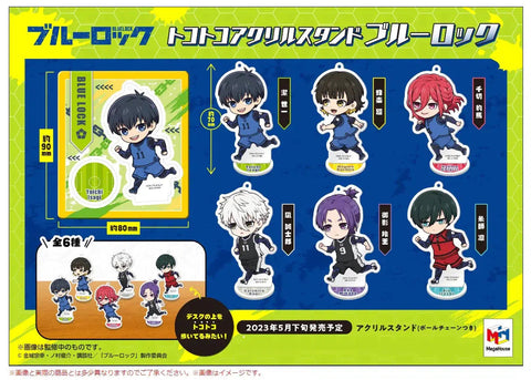 BLUE LOCK MEGAHOUSE Tokotoko Acrylic Stand (Box of 6)