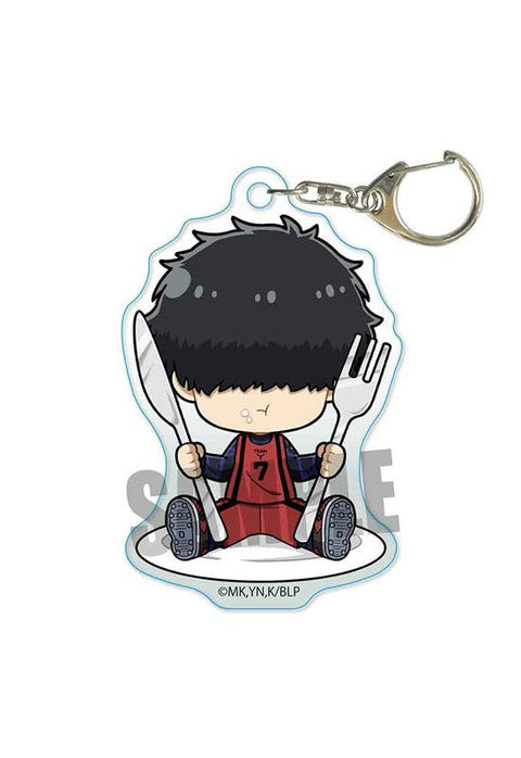 Blue Lock Bell House Gochi Chara Acrylic Key Chain Niko Ikki