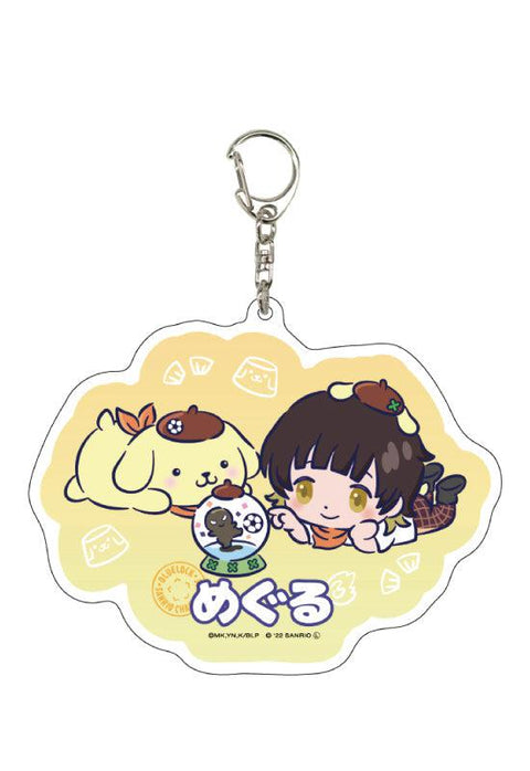 Blue Lock x Sanrio Characters A3 Deka Acrylic Key Chain 02 Bachira Meguru x Pom Pom Purin (Mini Character Illustration)