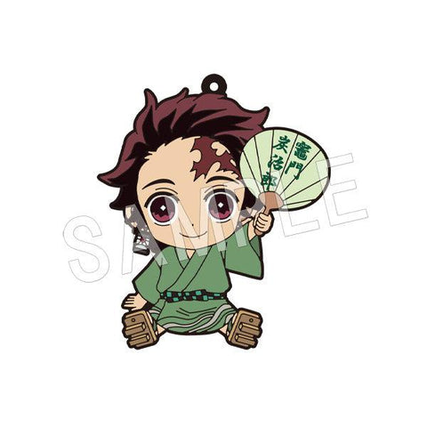 Demon Slayer: Kimetsu no Yaiba Chugai Mining Petanko Rubber Strap Summer Festival Ver.Vol.1(1 Random)