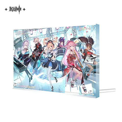 Genshin Concert 2022 Melodies of an Endless Journey Acrylic Block/ Brick Display Official Merchandise