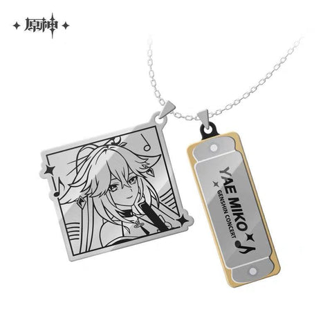 Genshin Concert 2022 Melodies of an Endless Journey Harmonica Necklace Yae Miko