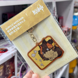 Genshin Impact Official Merchandise - Chibi Emoji Keychain - Azhdaha