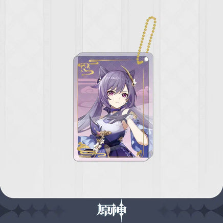 Genshin Impact Painting Series Thick Acrylic Keychain