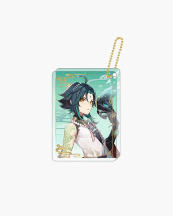 Genshin Impact Painting Series Thick Acrylic Keychain