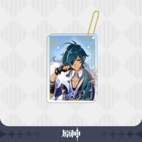 Genshin Impact Painting Series Thick Acrylic Keychain
