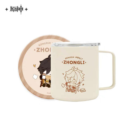 Go Camping! Series: Stainless Steel Mug Zhongli Official Genshin Impact Merchandise