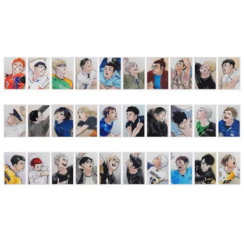 JUMPSHOP exclusive Haikyu!! Memory Card collection (Set of 30)