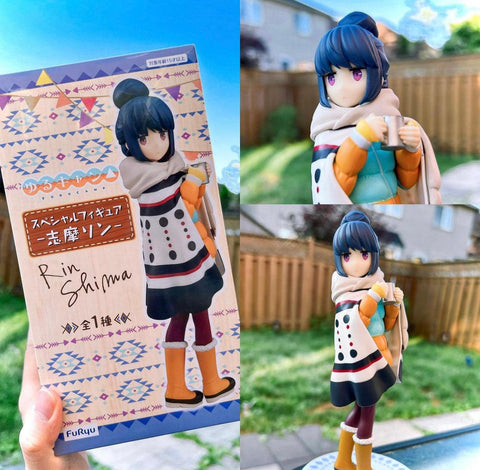 Laidback Camp Furyu Rin Shima Figure