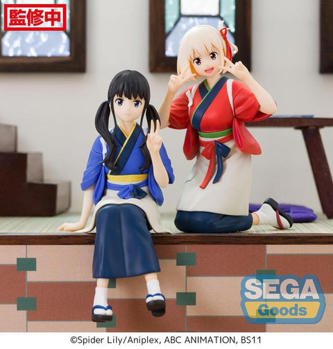 Lycoris Recoil Chisato Nishikigi Takina Inoue Premium Perching Figure BY SEGA