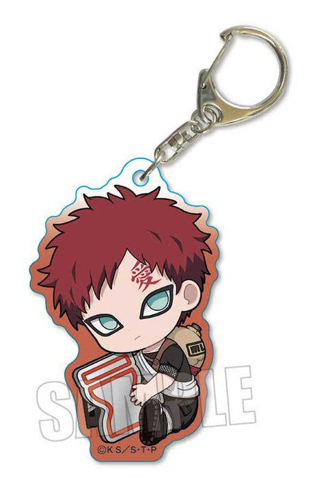 NARUTO Bell House GyuGyutto Acrylic Key Chain Gaara