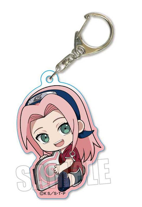 NARUTO Bell House GyuGyutto Acrylic Key Chain Haruno Sakura