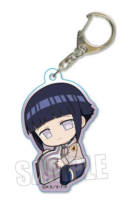 NARUTO Bell House GyuGyutto Acrylic Key Chain Hyuga Hinata