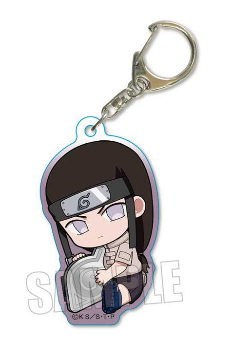 NARUTO Bell House GyuGyutto Acrylic Key Chain Hyuga Neji