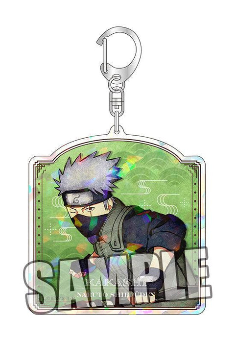 NARUTO -Shippuden- Broccoli Hologram Acrylic Key Chain Hatake Kakashi