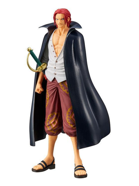 One Piece DXF The Grandline Men Vol.2 Shanks Figure RED